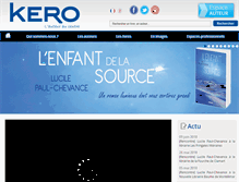Tablet Screenshot of editionskero.com